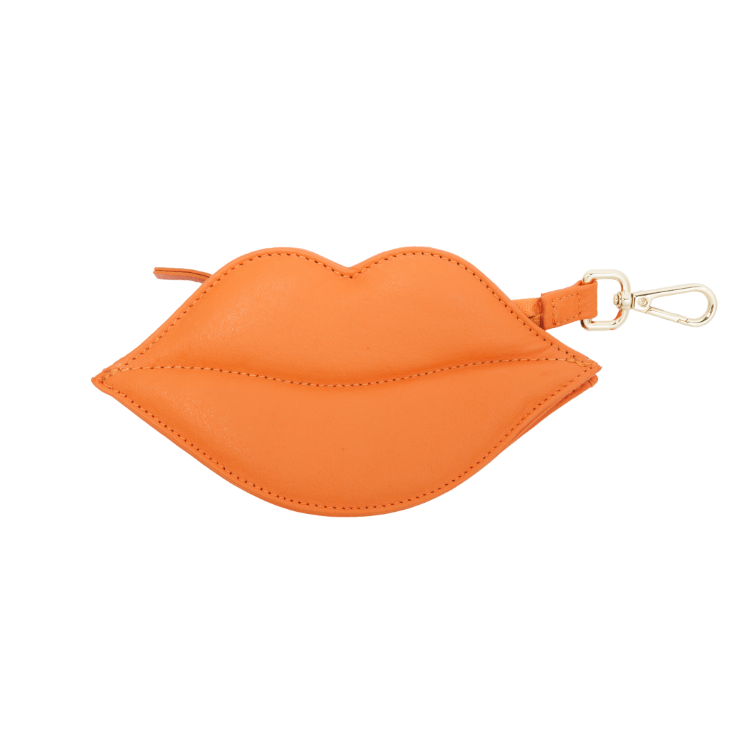 🎁 Poepzakhouder “Kus” van Oranje Leer (100% off)