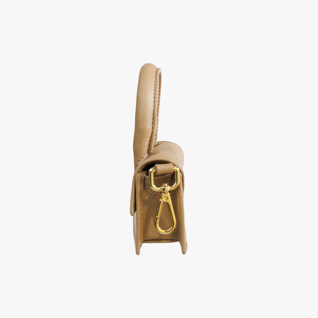 The Dog Musthaves Designer Bag - Reward bag for dog treats and poop bag dispenser - Sand Taupe