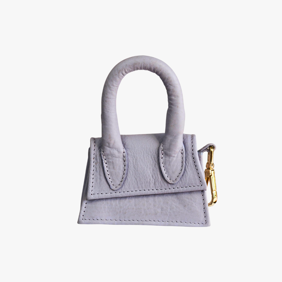 The Dog Musthaves Designer Bag - Reward bag for dog treats and poop bag dispenser - Lilac Purple