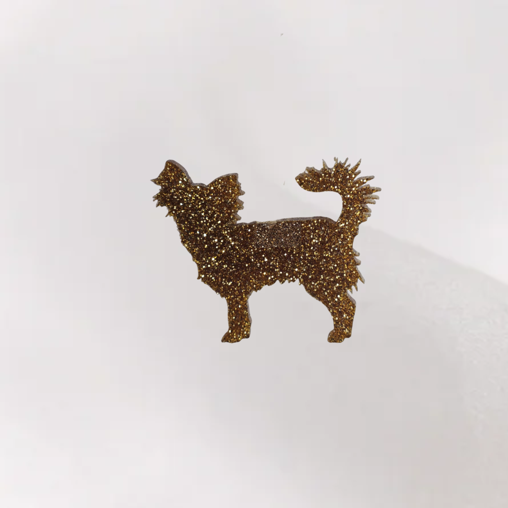 Luxe Glitter Kersthanger Chihuahua | The Dog Musthaves