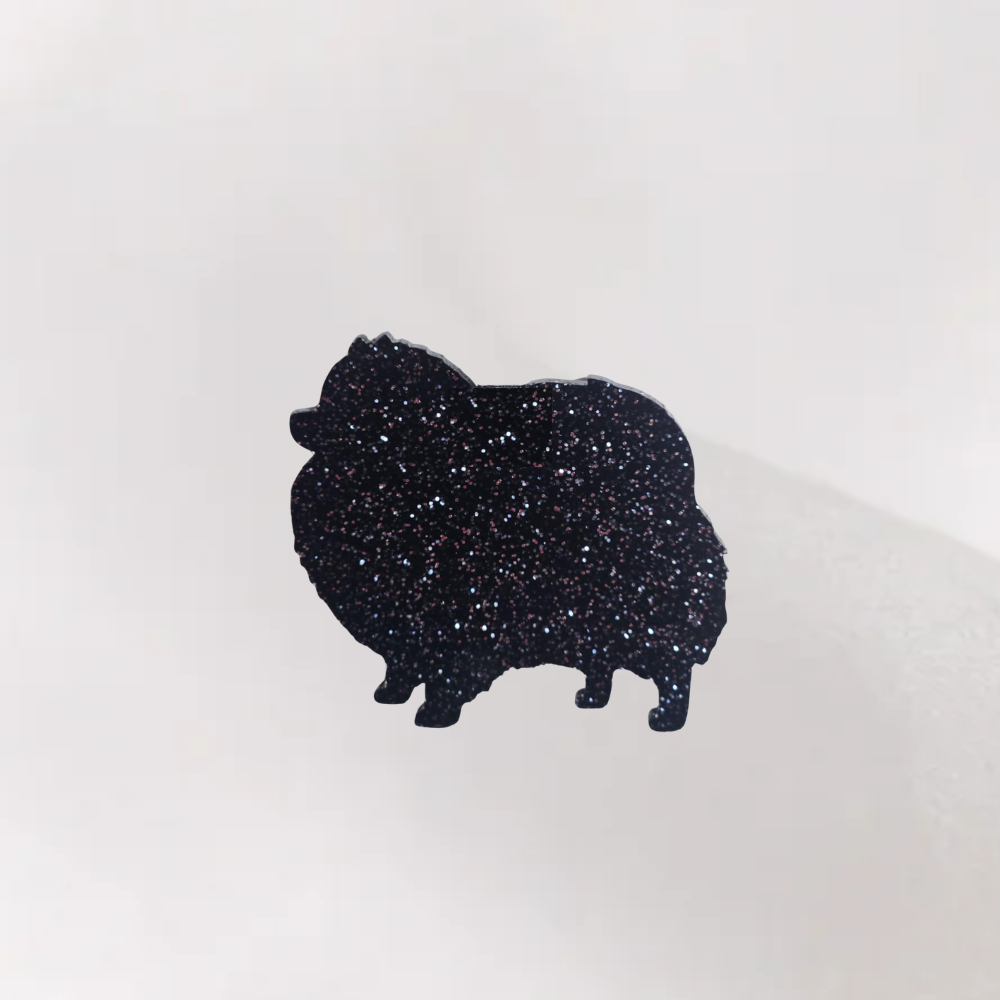 Luxe Glitter Kersthanger Pomeriaan | The Dog Musthaves