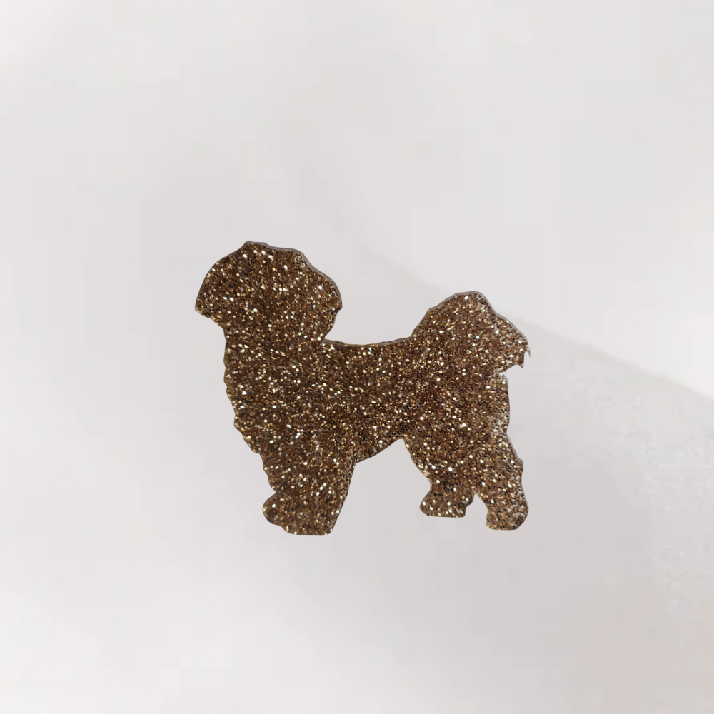 Luxe Glitter Kersthanger Shih Tzu | The Dog Musthaves