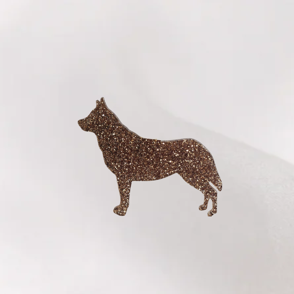 Luxe Glitter Kersthanger Witte Herder | The Dog Musthaves