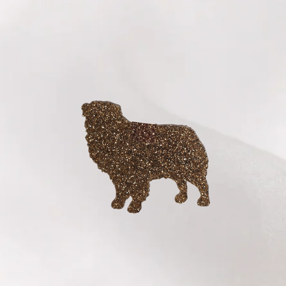 Luxe Glitter Kersthanger Aussie | The Dog Musthaves