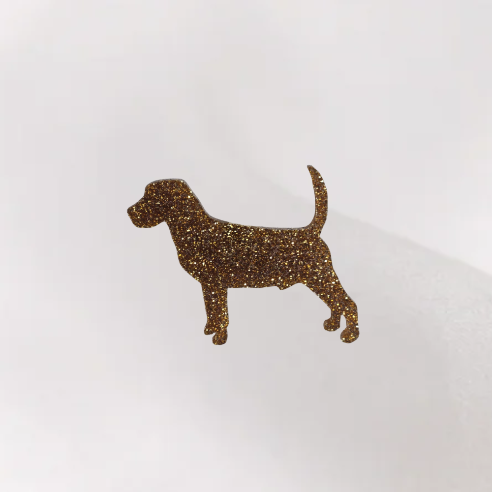 Luxe Glitter Kersthanger Beagle | The Dog Musthaves