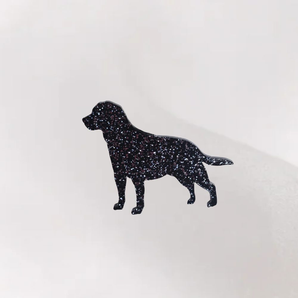 Luxe Glitter Kersthanger Labrador Retriever | The Dog Musthaves
