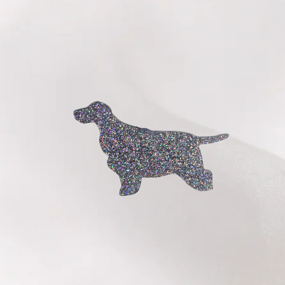 Luxe Glitter Kersthanger Cocker Spaniël | The Dog Musthaves