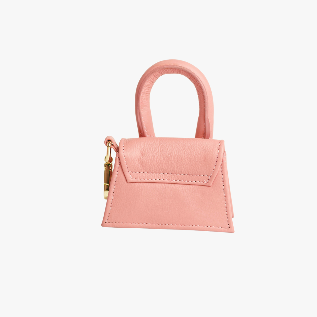 Roze Designer Bag - Beloningstasje voor hondenkoekjes en poepzakdispenser