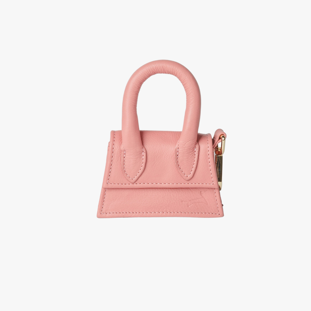 Roze Designer Bag - Beloningstasje voor hondenkoekjes en poepzakdispenser