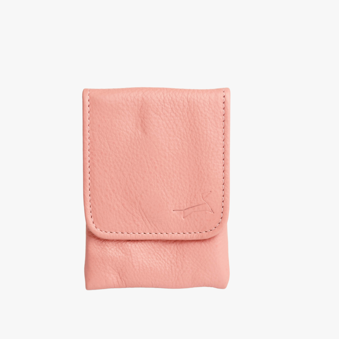 Pink Pooch Leather | Stylish Treat Bag for Dog Biscuits and Poop Bags