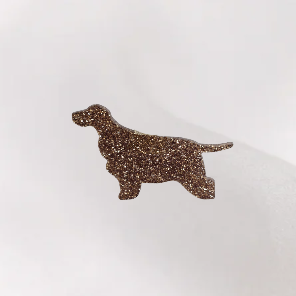 Luxe Glitter Kersthanger Cocker Spaniël | The Dog Musthaves