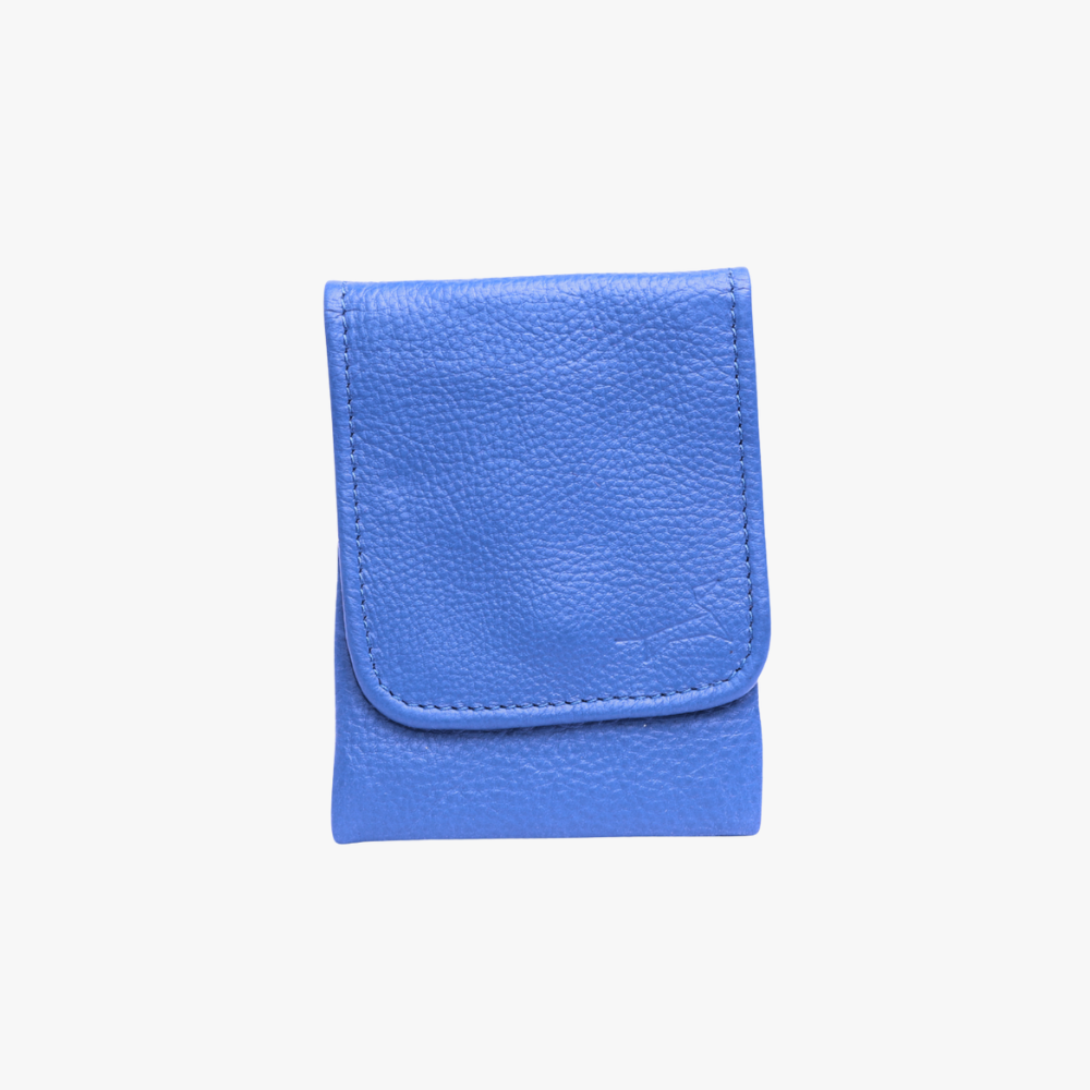 Pooch Bag Denim Blue – Leren Beloningstasje | The Dog Musthaves