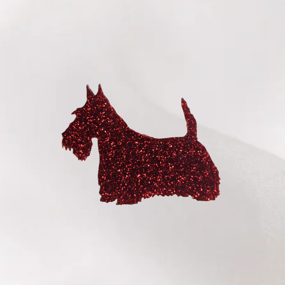 Luxe Glitter Kersthanger Schotse Terrier | The Dog Musthaves