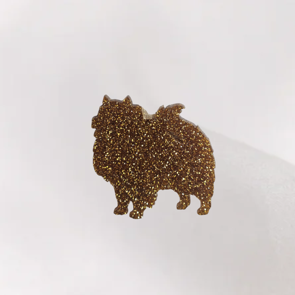 Luxe Glitter Kersthanger Samojeed | The Dog Musthaves
