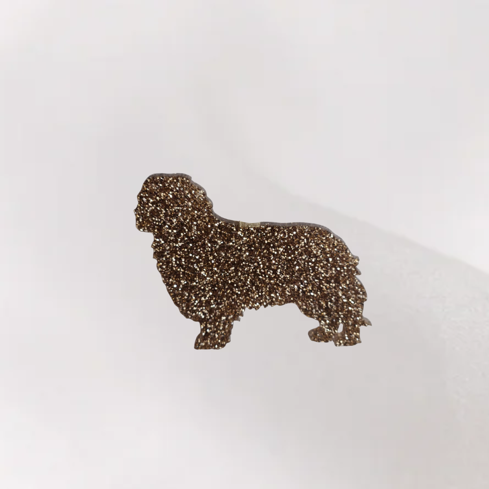 Luxe Glitter Kersthanger King Charles Spaniel | The Dog Musthaves