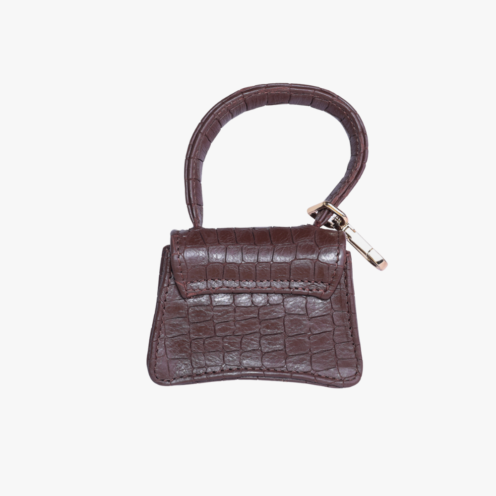 The Dog Musthaves - The Croco Bag (Leren Beloningstasje & Poepzakjeshouder)