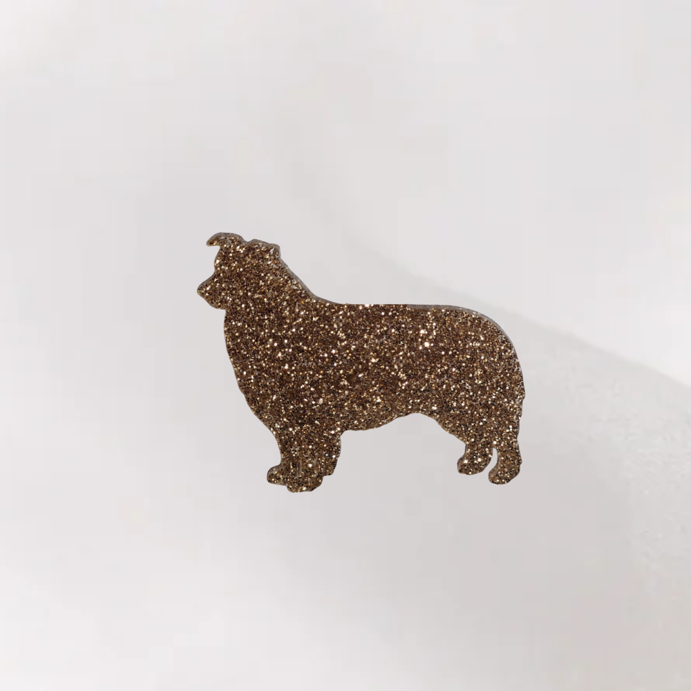 Luxe Glitter Kersthanger Border Collie | The Dog Musthaves
