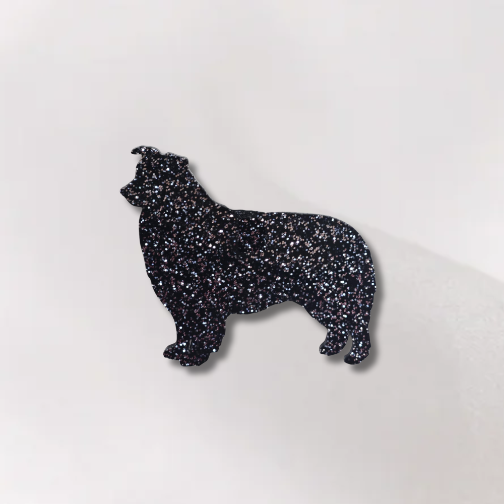Luxe Glitter Kersthanger Border Collie | The Dog Musthaves